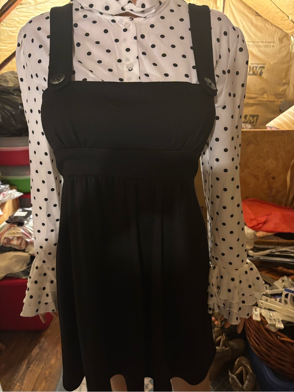 Women’s Candies Black Jumper Dress Size M